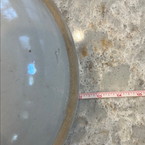 Vintage Red Wing Inspired Large Stoneware Bread Dough Mixing Bowl 12” - Picture 6 of 8